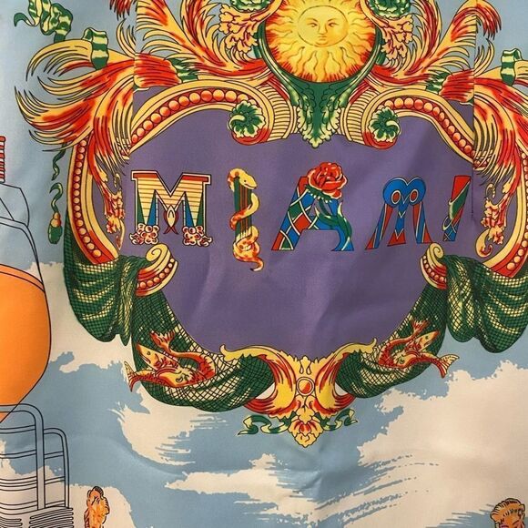 Versace “ Miami” collection very rare 1993 skirt, M - Picture 9 of 10